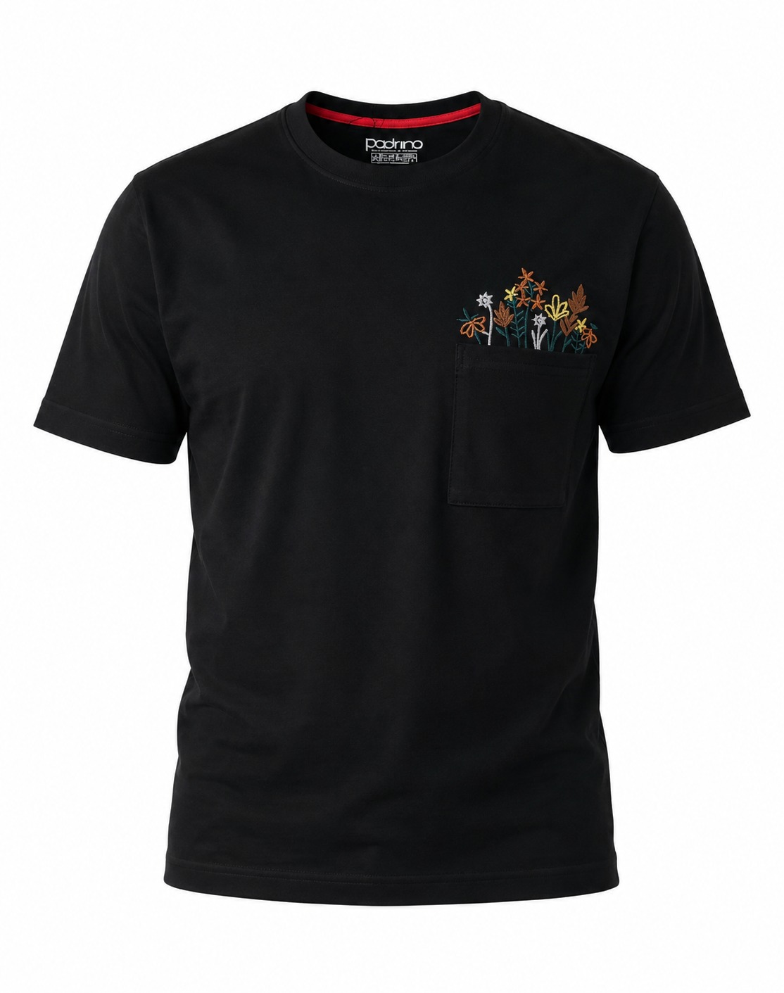 T-shirt Homme Noir 100 % Coton – Demi Oversize | Noir