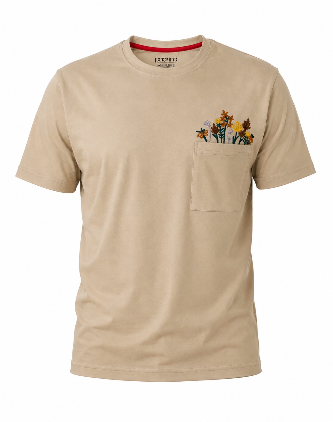 T-shirt Homme 100 % Coton – Demi Oversize -  Beige